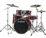 Yamaha Stage Custom Birch 5-Piece Shell Pack with 20" Bass Drum Cranberry Red