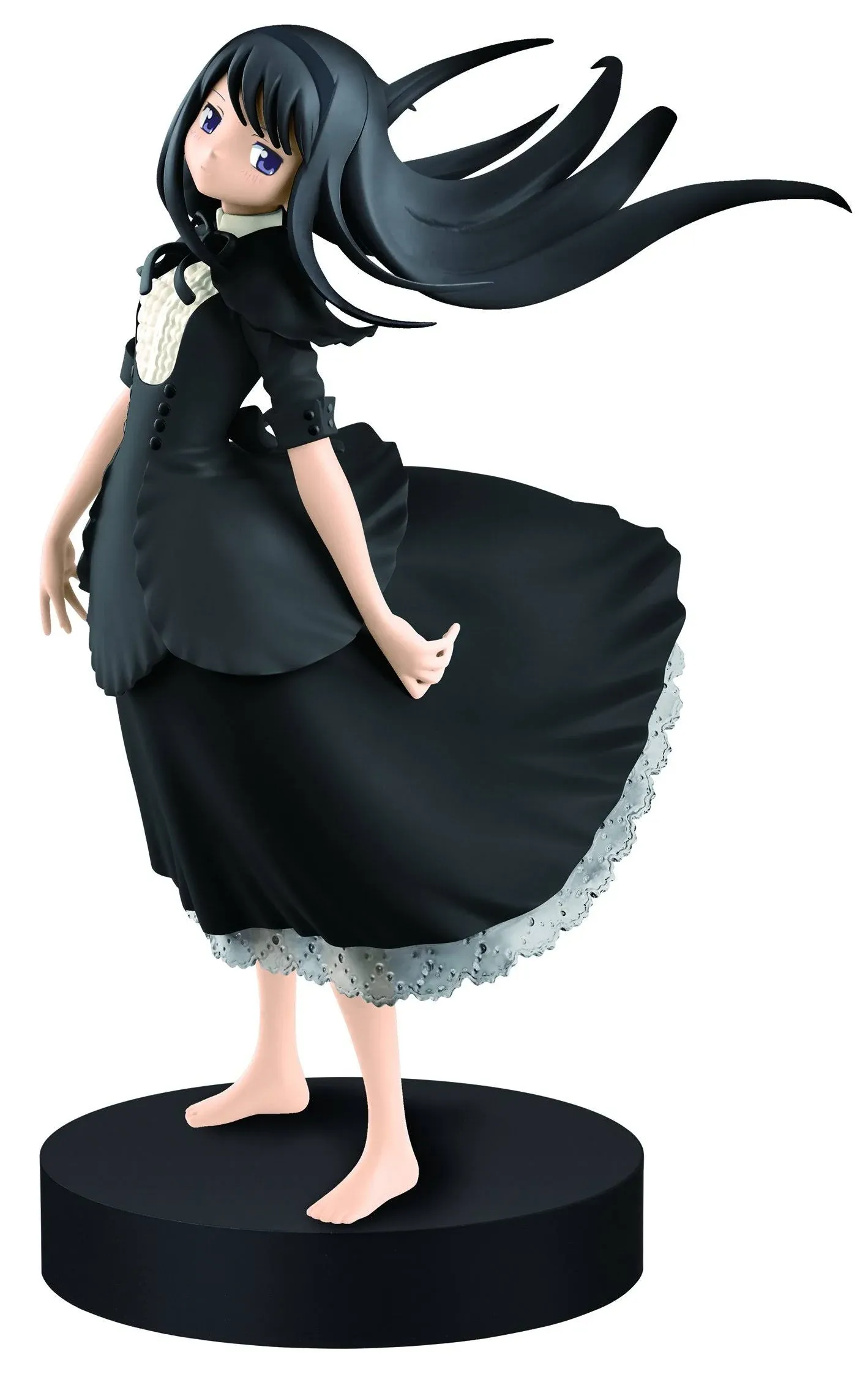 Banpresto Puella Magi Madoka Magica 7-Inch Homura Akemi Sculpture, Black Dress Version