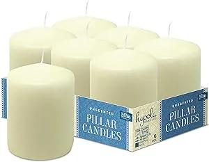 Dripless Pillar Candle 3 x 4 Inch - Ivory