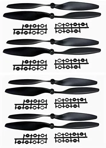 10x4.5 1045 1045R CW CCW Propeller Plastic Props Black Compatible for DJI F450