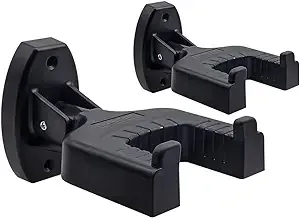 SONICAKE Guitar Wall Hanger, 2 Pack Guitar Mount for Acoustic and Electric Guitar, Ukulele, Bass, Banjo and Mandolin