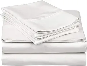 4 Piece Premium Sheet Set Cotton Full, 100% Egyptian Cotton, 400 Thread Count,