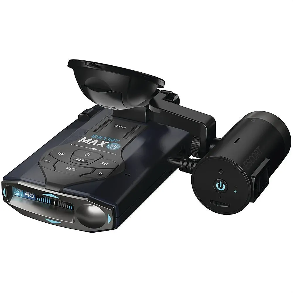 Escort - Max 360 MKII Radar and Laser Detector and M2 Smart Dash Cam - Black