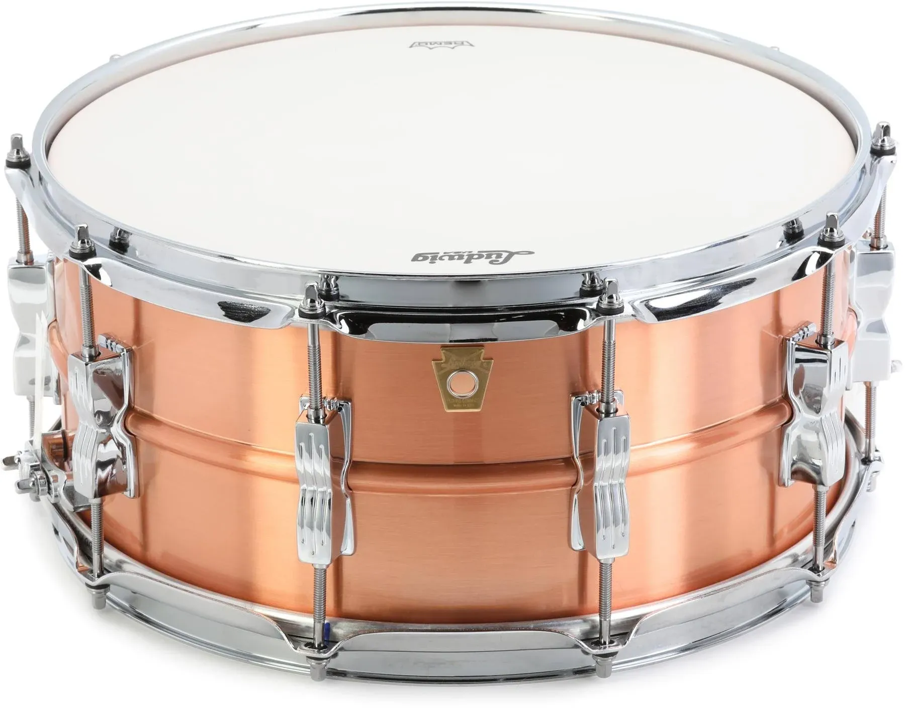 Ludwig Acro Copper Snare Drum 14 x 6.5 in.