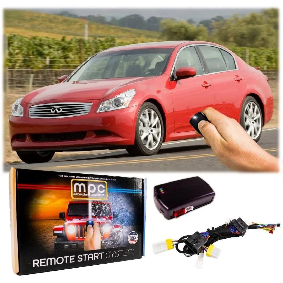 OEM Remote Activated Remote Start Kit for 2007-2009 Infiniti G35 - Push-to-Start