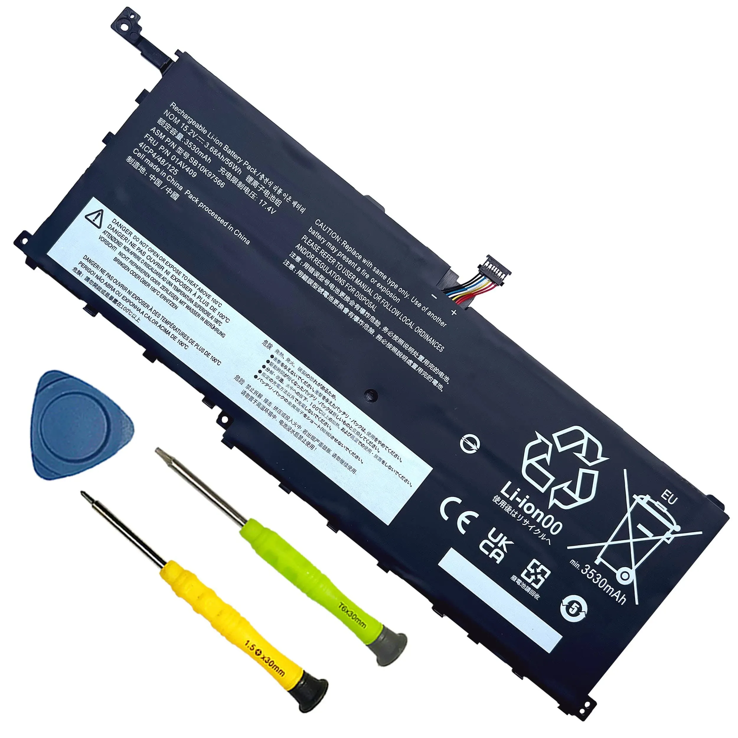 01AV409 00HW028 01AV457 01AV458 SB10F46466 01AV439 00HW029 SB10F46467 Laptop Battery for Lenovo Thinkpad X1 Carbon 4th Gen 4 2016 ThinkPad X1 Yoga Gen1 Gen2 Series SB10K97567 01AV438 01AV473