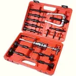 16PCS Blind Hole Pilot Bearing Internal Extractor Puller W/Slide Hammer Removal Tool Kit