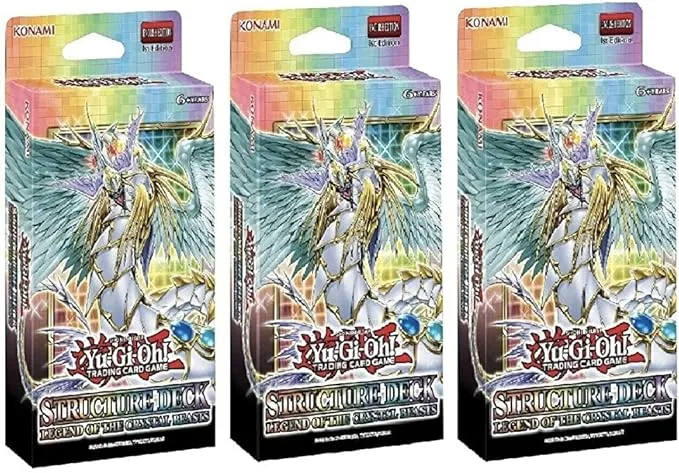 TCG: Legend of The Crystal Beasts Structure Deck - Contains 3 Structure Decks