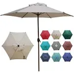 Abba Patio Patio Umbrella Outdoor Umbrella Patio Market Table Umbrella with Push Button Tilt and Crank for Garden, Lawn, Deck, Backyard & Pool