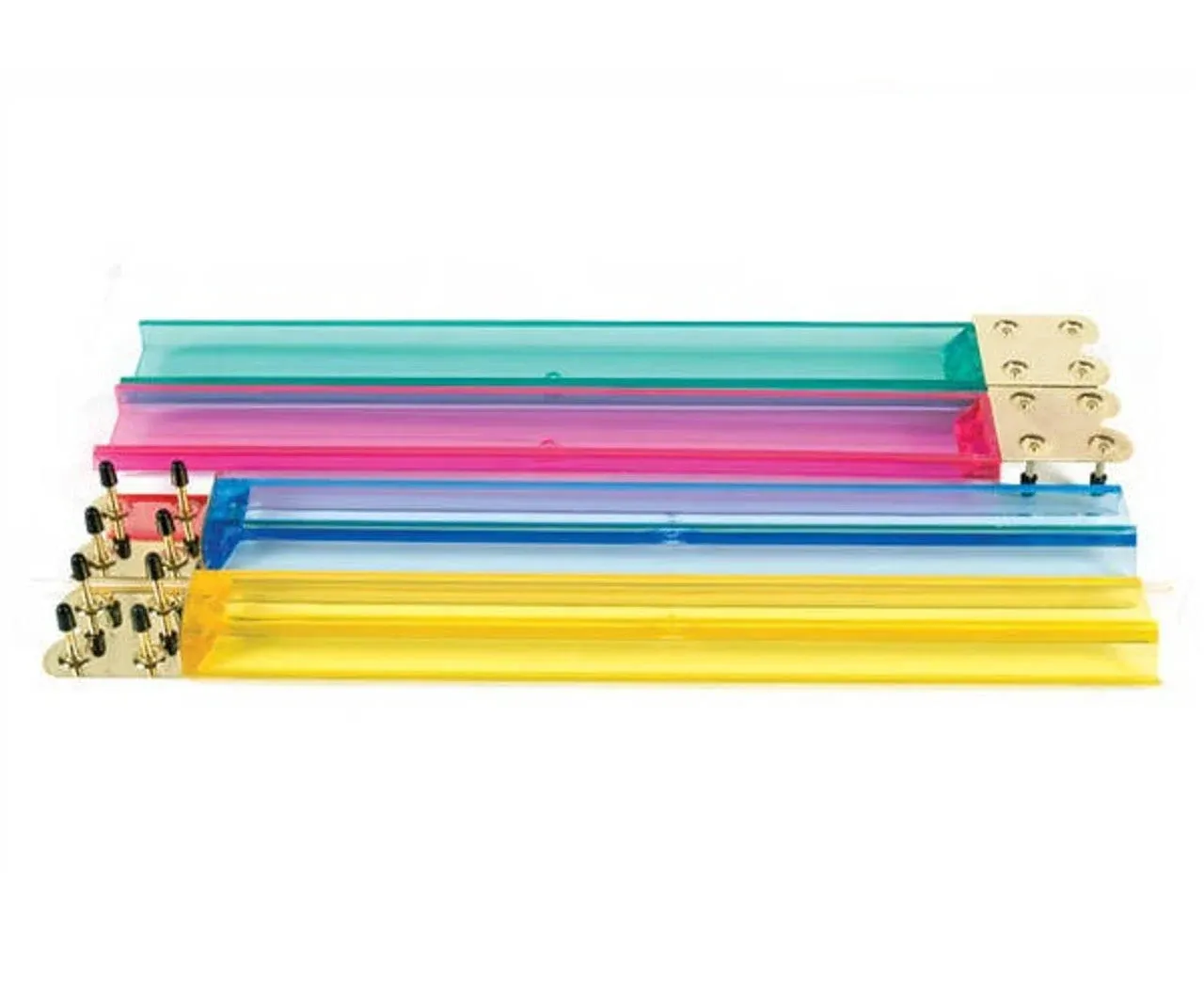 mAh Jongg Rack - Clear Multi-Color Set of 4