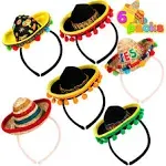 6 PCS Cinco de Mayo Straw Hat Party Costume with Free Shipping