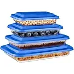 SereneLife High Borosilicate Glass Bakeware Set