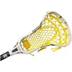 STX Lacrosse Crux 600 Complete Stick with Crux Mesh Pocket, Black