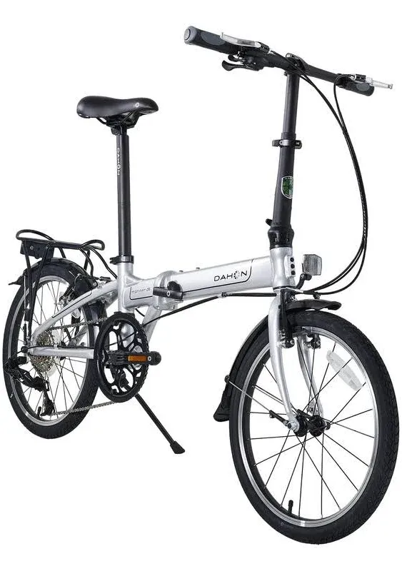 Dahon Mariner D8 Folding Bike, Lightweight Aluminum Frame; 8-Speed Gears; 20” Foldable Bicycle for Adults