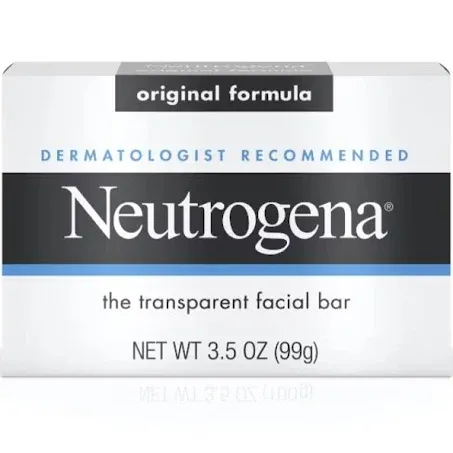 Neutrogena Facial Bar, Original Formula, 3.5 oz (Pack of 3)