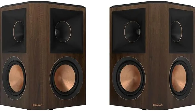 Klipsch Reference Premiere RP-502S II Two-Way Surround Speakers (Walnut, Pair)