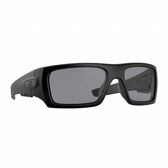 OAKLEY INDUSTRIAL DET-CORD Safety glasses OO9253-10 Black USA Flag w/ Grey Z87.1