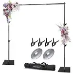 HYJ-INC Pipe and Drape Photography Backdrop Stand Kit