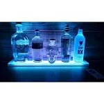 wish you have a nice day LED Liquor Shelf and Bottle Display (2 ft Length) - Programmable Shelving Includes Wireless Remote and Power Supply (2 ft Length)