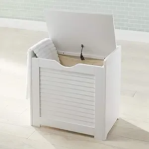 BrylaneHome Louvre Seat Hamper