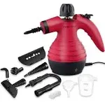 Comforday Multi-Purpose Handheld Pressurized Steam Cleaner with 9-Piece Accessories