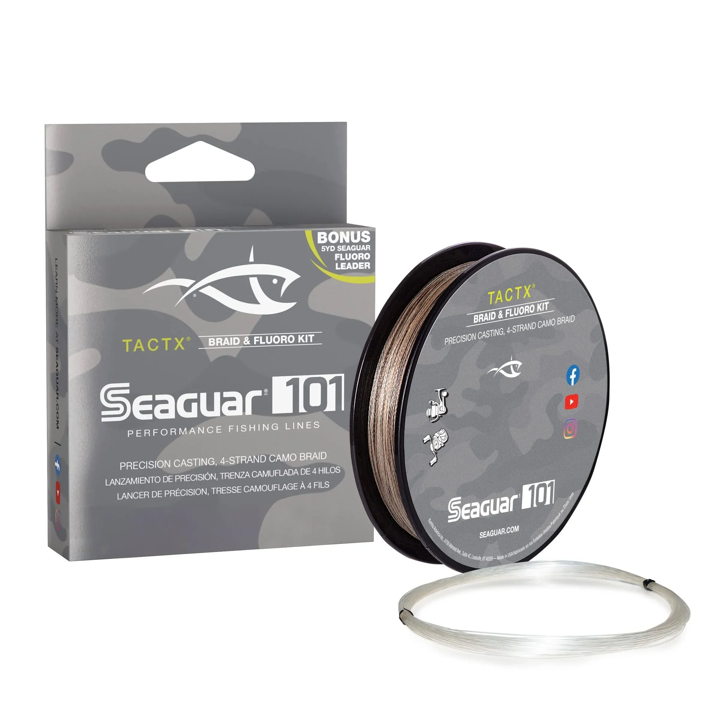 Seaguar TactX Braid & Fluoro Kit - 150 Yards - 15 lb.