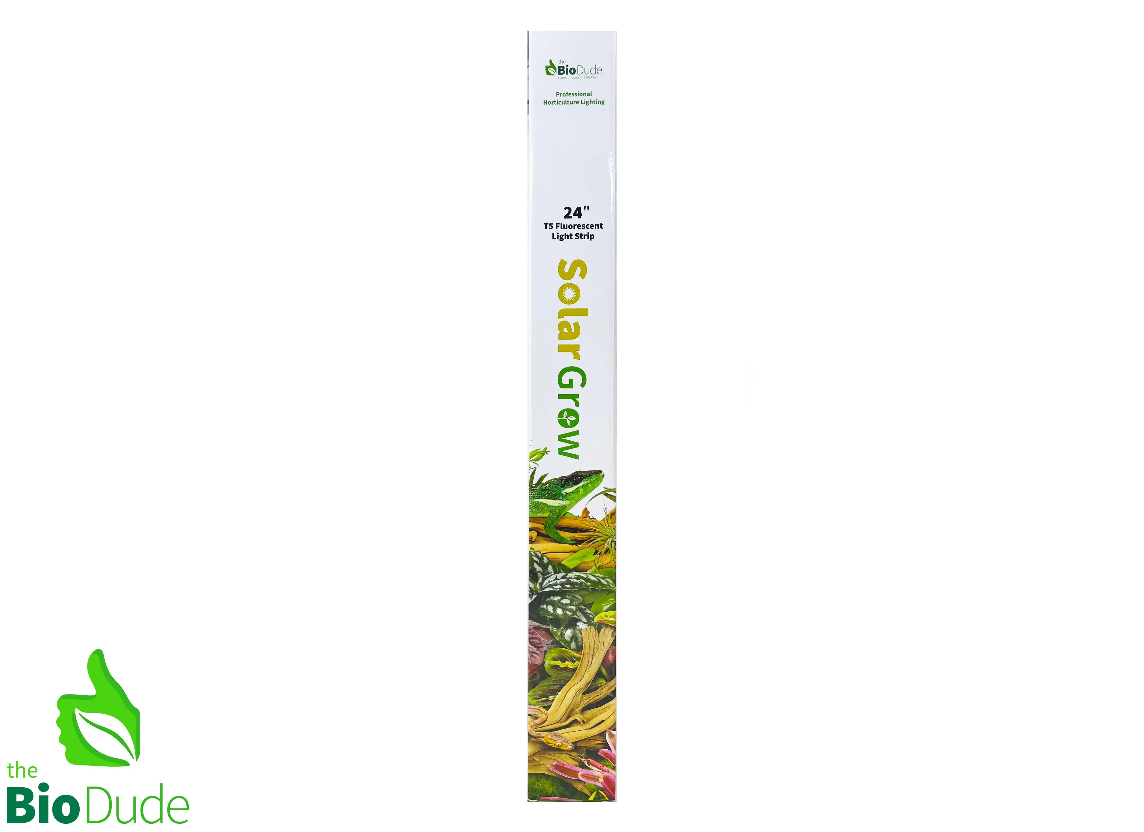 The Bio Dude Solar Grow 24" T5 Light Strip for Terrarium/Vivarium Light for Live Plants, mosses and Succulents