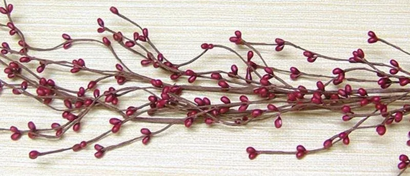  Artificial Garland 4 ft Burgundy