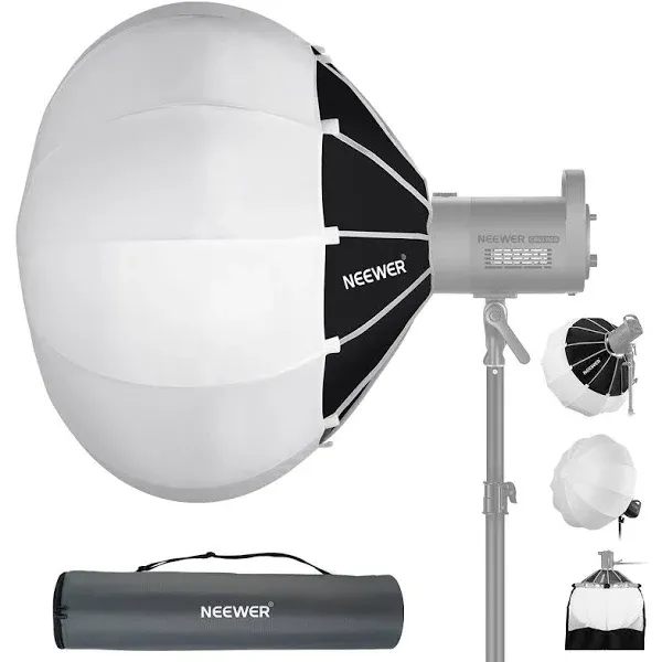 Neewer 90cm Lantern Softbox One Step Quick Release， 360° Light Diffuser