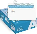 #10 Custom Printed Security Tinted Self–Seal Envelopes - Personalized with Logo ...