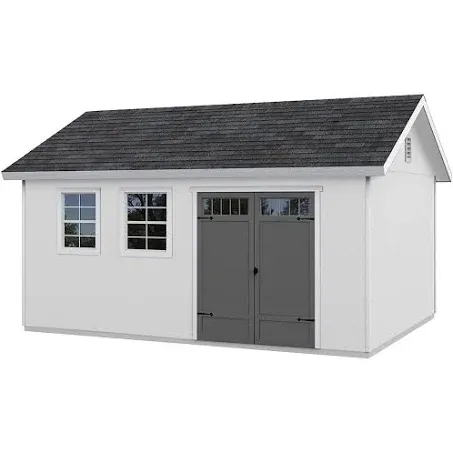 Handy Home Products Scarsdale 12 ft. W x 16 ft. D Wood Storage Shed with Floor