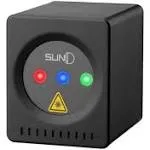 SUNY Mini Portable Cordless Stage Lights Rechargeable 8 RGB Patterns GOBO Projector Sound Activated Music DJ Party Lights for Outdoor Travel Camping Disco Live Show Home Dance Holiday Birthday Gift