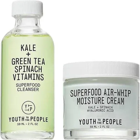 Superfood Daily Duo With Cleanser And Air-whip Lightweight Face Moisturizer