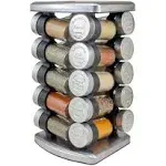 Olde Thompson 20 Jar Embossed Revolving Spice Rack