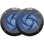 Low-Profile Waterproof Marine Speakers - 100W 4 Inch 2 Way 1 Pair Slim Style