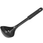 Chef Craft Basic Nylon Cooking/Serving Ladle, 12 inch, Black