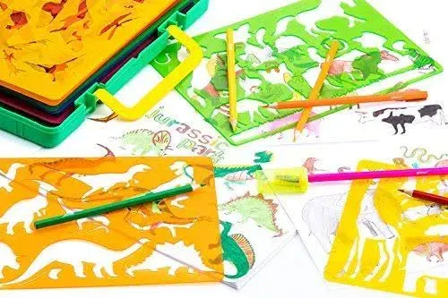 Mimtom Drawing Stencils Kit for Kids