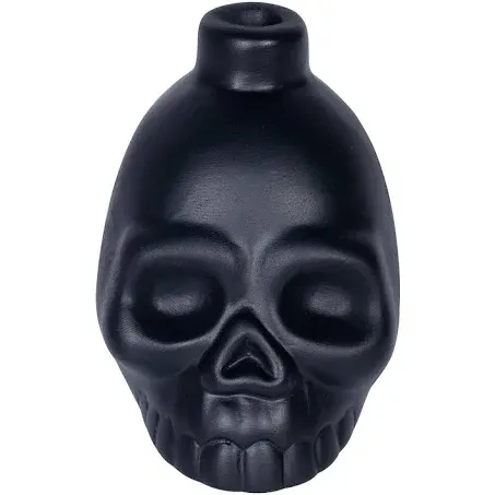 Screaming Aztec Death Whistle - Skull Black