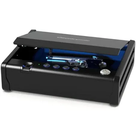 SentrySafe QAP1BLX Biometric Gun Safe with Interior Light - 1 Handgun Capacity