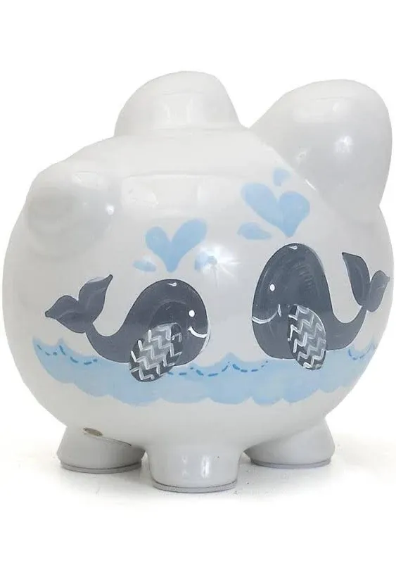 Child to Cherish Whale Piggy Bank