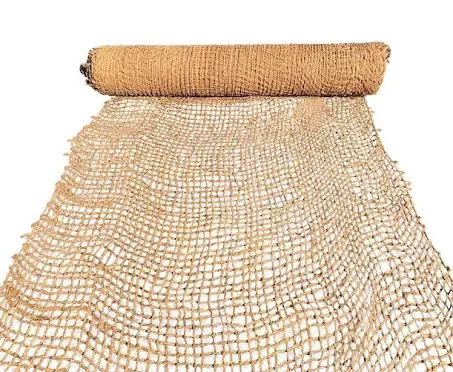 Coir Mesh Mat - Erosion Control (Biodegradable) - Coconut Fibers - 4 ft Wide (Lasts 2-5 yr)