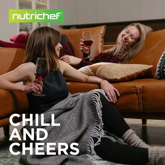 NutriChef Single-Zone Wine Cooler/Chiller