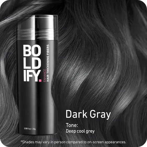 Boldify Hair Thickening fibers Grey / 28g