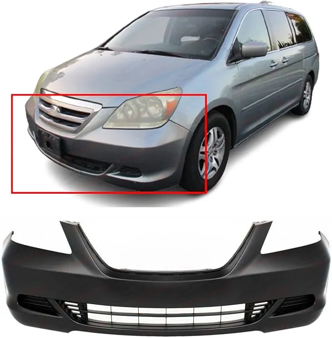 FitParts Primed Front Bumper Cover Fascia for 2005 2006 2007 Honda Odyssey Van, Other