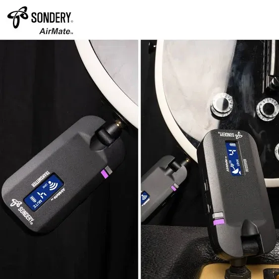 Sondery Wireless Guitar Transmitter Receiver System 5.8GHz 1/4 inch or