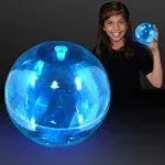 4" Big Blue Bounce Ball with Flashing LEDs