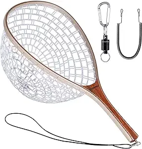 Fly Fishing Landing Net, Bass Trout Net, Fly Fishing Gear Accessories- Fishing