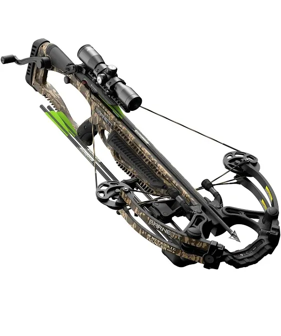 Barnett Whitetail Pro STR Crossbow, with 4x32mm Multi-Reticle Scope, Arrows, Lightweight Quiver