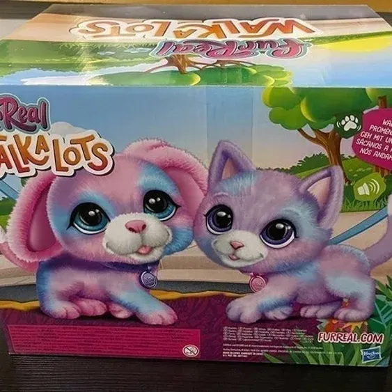 Hasbro Furreal Walkalots Cotton Dog & Candy Cat Pack