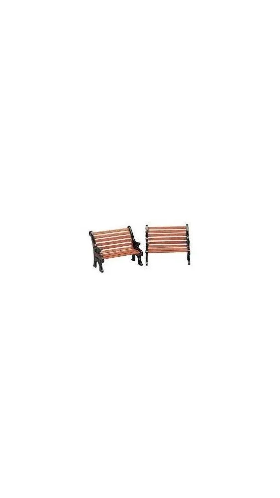 Table Accents Lemax Set of Two Park Benches